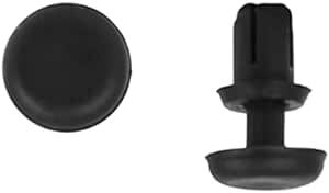 uxcell リベット 4mm黒プラスチック リベットプッシュ タイプ パネル リテーナー クリップ 車用30個入_画像4