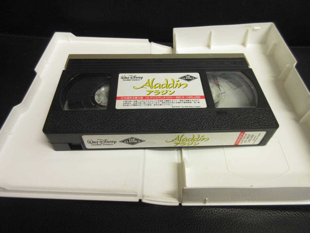 {VHS} cell версия [2 шт. комплект : Aladdin * Aladdin .. сборник .... легенда ] дуть . изменение версия Disney видеолента воспроизведение не проверка ( неподвижный. возможность большой )