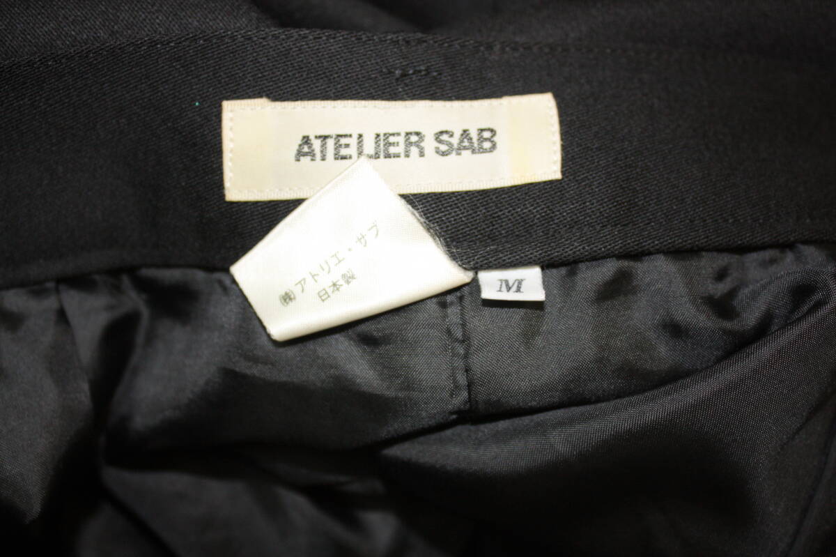 ATELIER SAB следы li корм b юбка-брюки шорты широкий черный M размер 