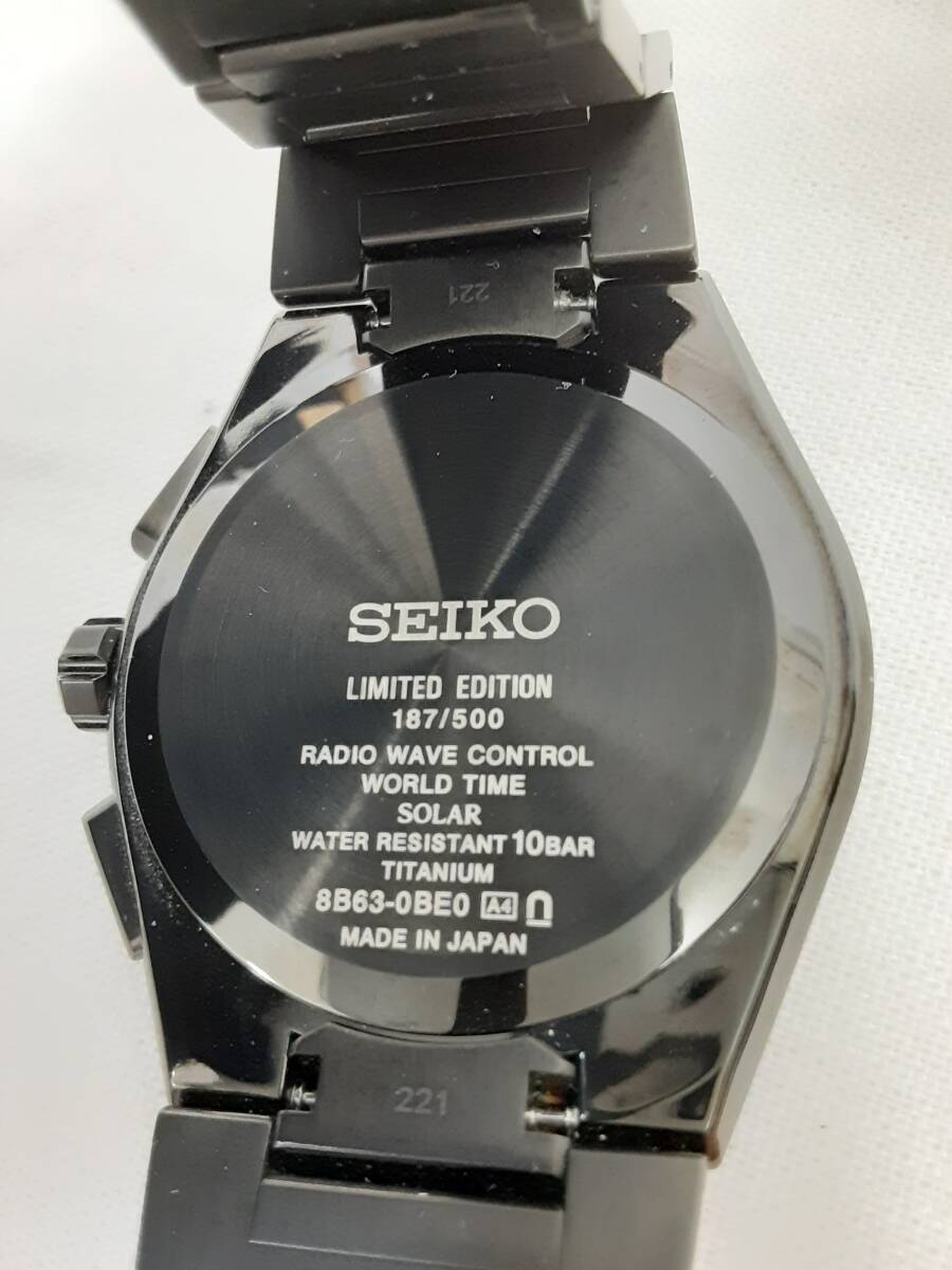 【極美品】☆稼働品☆SEIKO セイコー ASTRON アストロン ネクスター SBXY-055 2022限定モデル 限定500本 付属品 箱 余りコマ 付【6347】_画像6