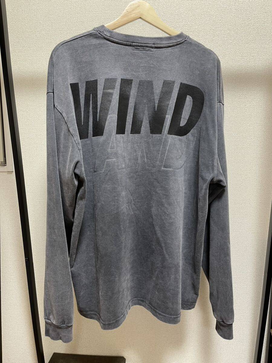 WIND AND SEA SEA (P-Dye) L/S Tee Charcoal Blackウィン ダン シー シー (P-ダイ) L/S Tシャツ チャコール ブラック