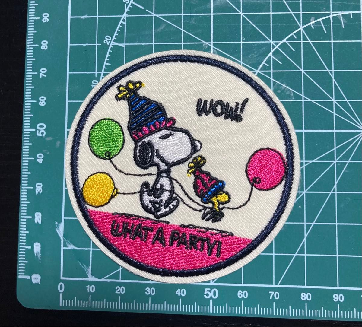 SNOOPY アイロンシート付きワッペン４枚セット④