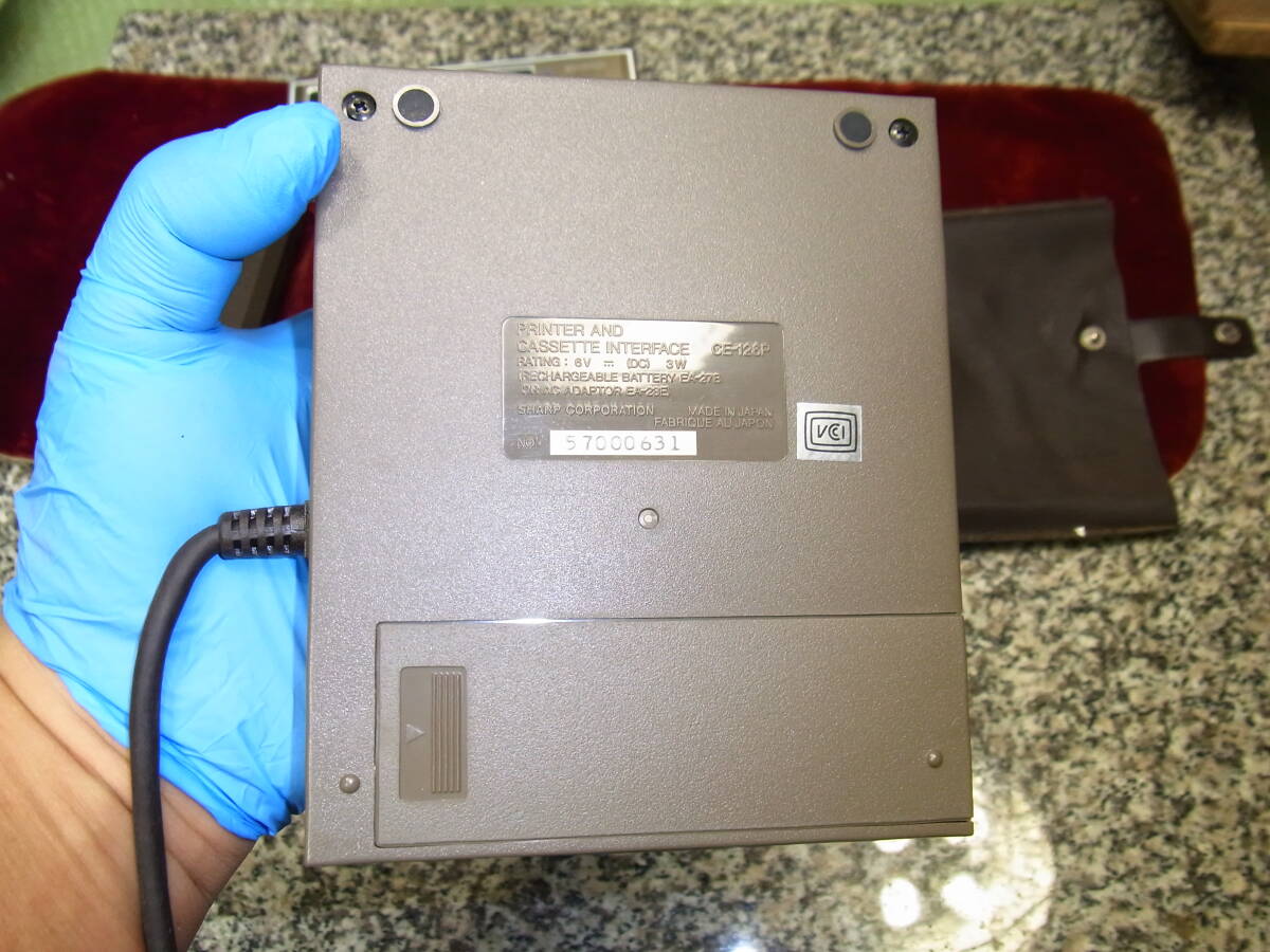 CE-126P PRINTER ポケットコンピュータ プリンター ポケコン シャープ PRINTER pocket computerの画像3