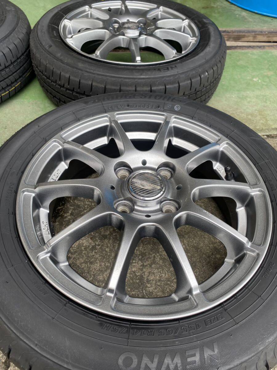 BRIDGESTONE NEWNO 155/65R14 75H ホイールセット_画像5