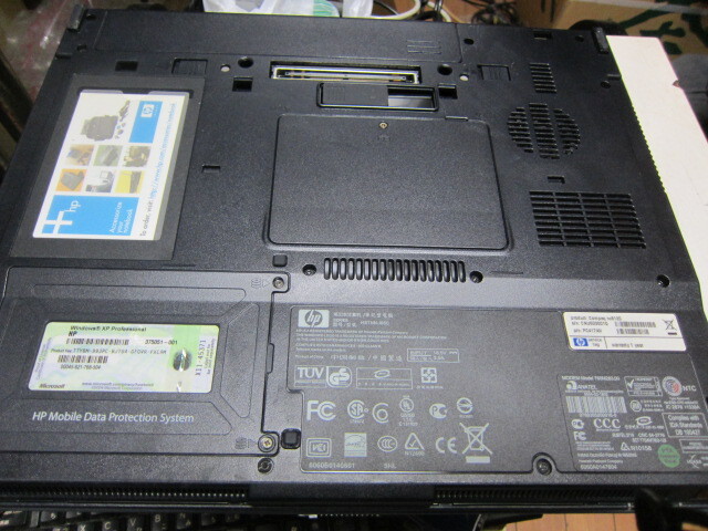 HP nx6120 15インチノートＰＣ Celeron 1.4GHz/256MB/40GB/リカバリ無し 動作確認済みの画像3