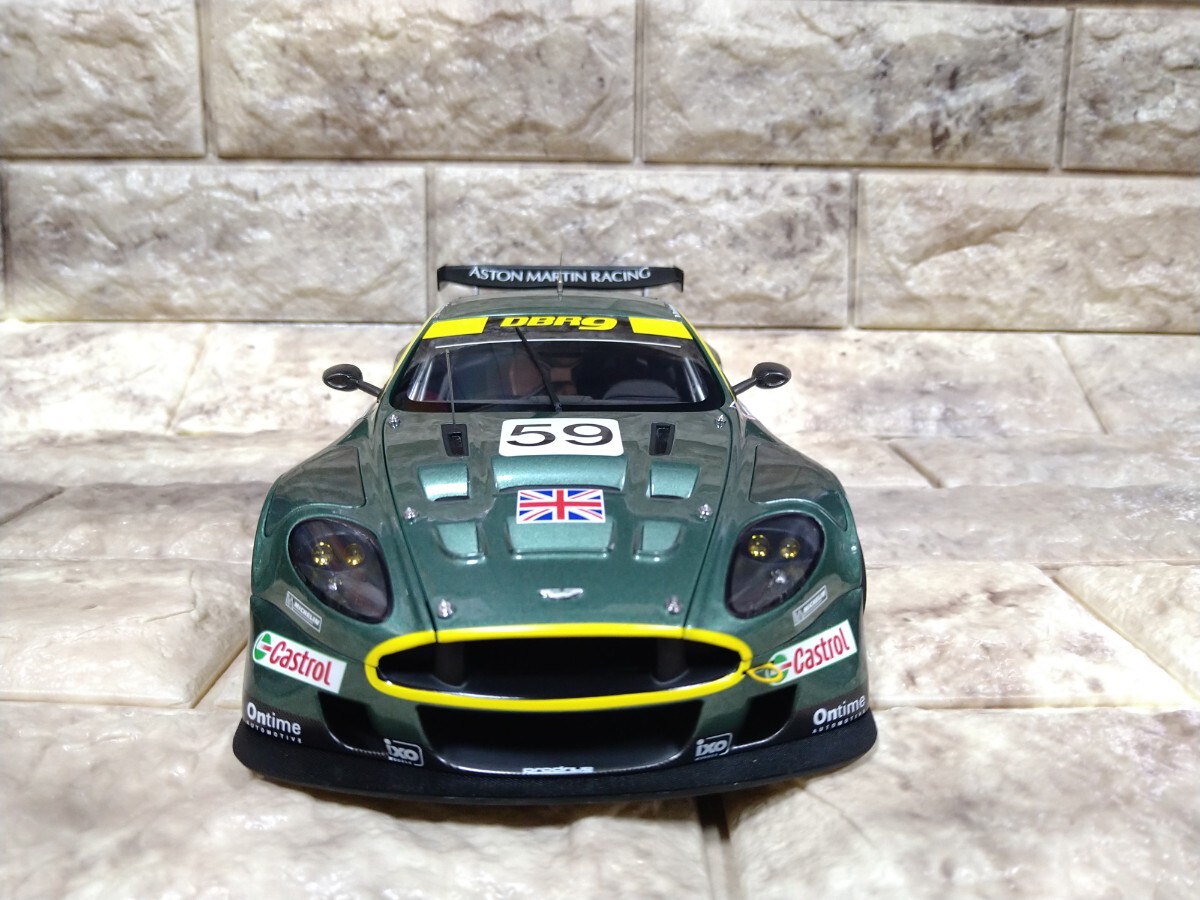 説明必読 訳あり AUTOart 1/18 Aston Martin DBR9 アストンマーティン オートアートの画像5