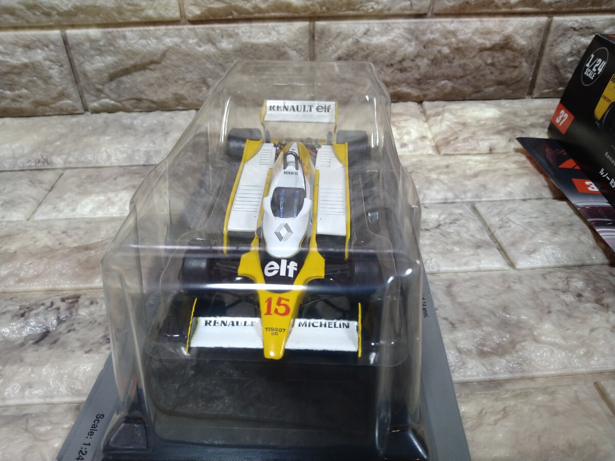 説明必読 ブリスター未開封 デアゴスティーニ 37 ルノー RS10 ジャン ピエール RENAULT F1 1/24 ビッグスケールコレクション_画像3