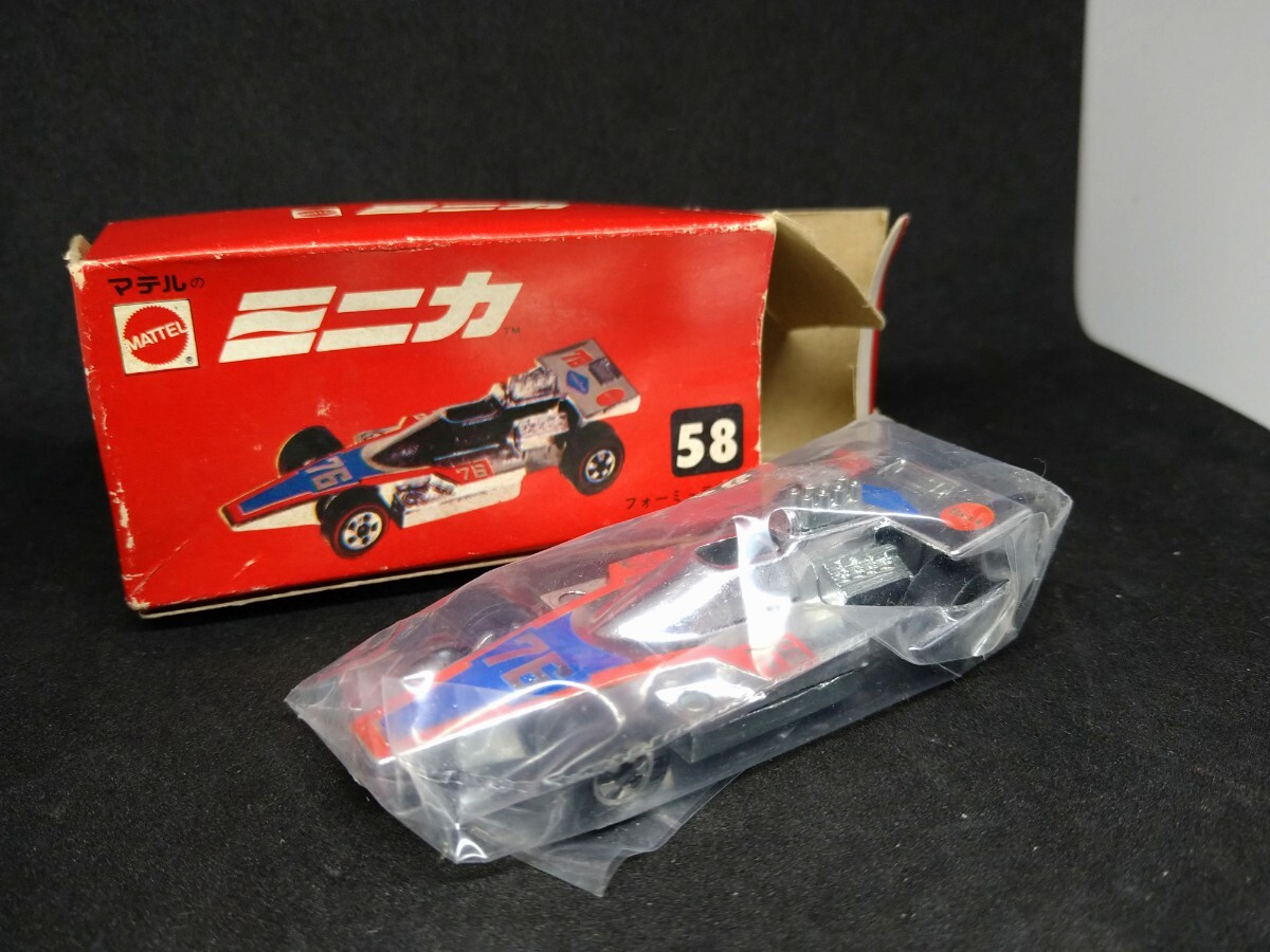 説明必読 マテルのミニカ 58 フォーミュラ5000 1975 香港製 HW ホットウィール Hotwheels_画像1