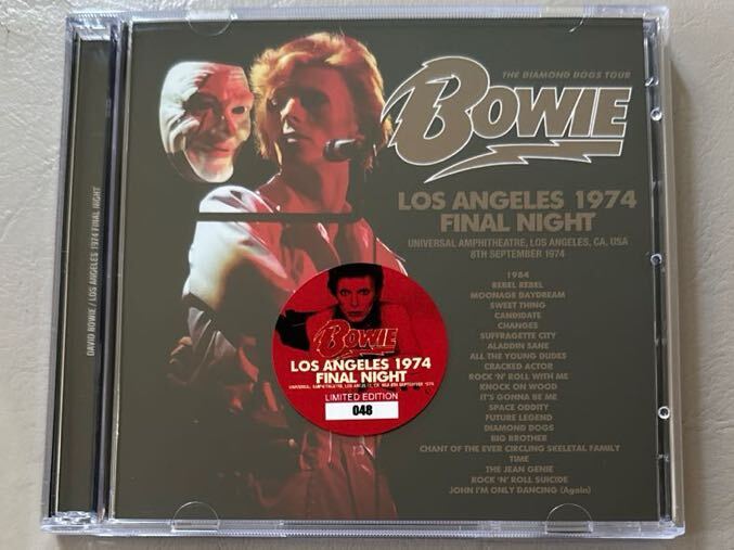 DAVID BOWIE Los Angeles 1974 Final Night _画像1