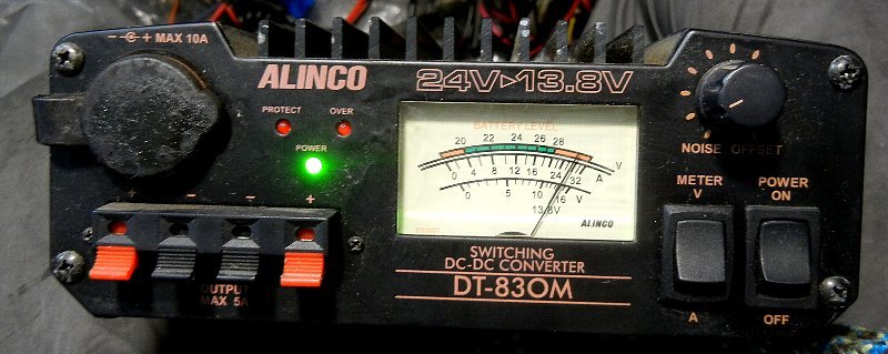 ALINCO DT-830M 24V-12V DC-DC converter 32A