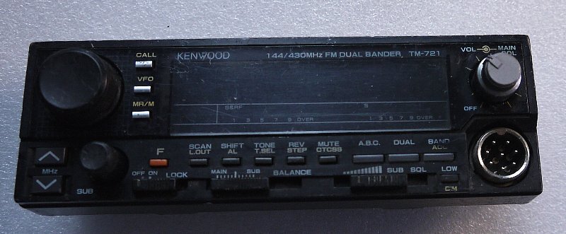 KENWOOD ケンウッド TM-721 144/430MHz デュアルバンダーディスプレーユニット_画像1