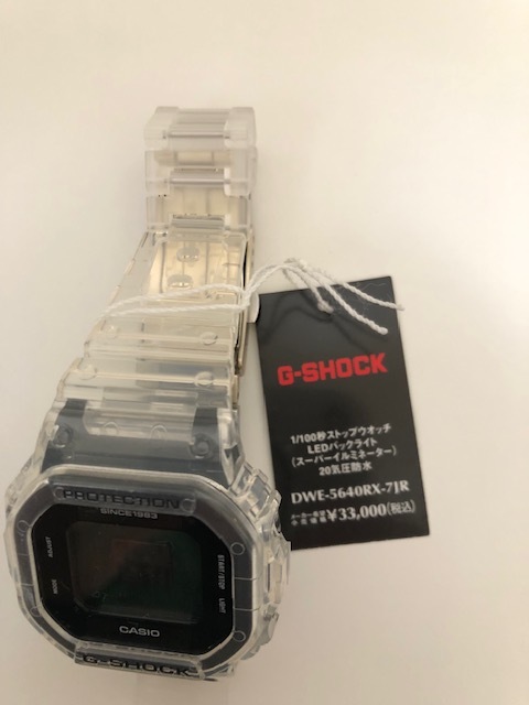 新品未使用カシオ G-SHOCK DWE-5640RX-7JRクリアリミックス_画像3