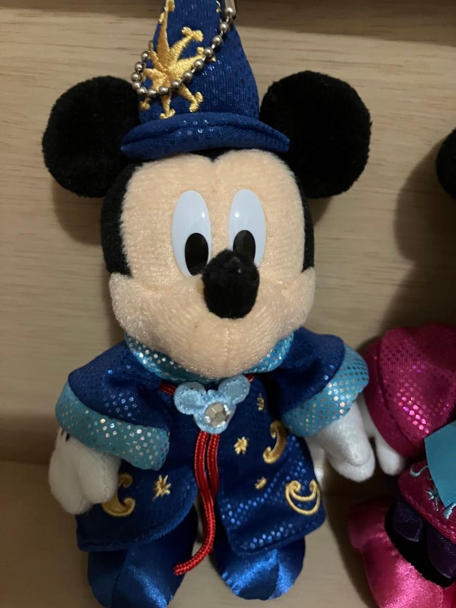 ディズニーシー10周年記念 ぬいぐるみバッジ ミッキー&ミニー ディズニーシー10周年記念 ぬいぐるみバッジ ミッキー&ミニー