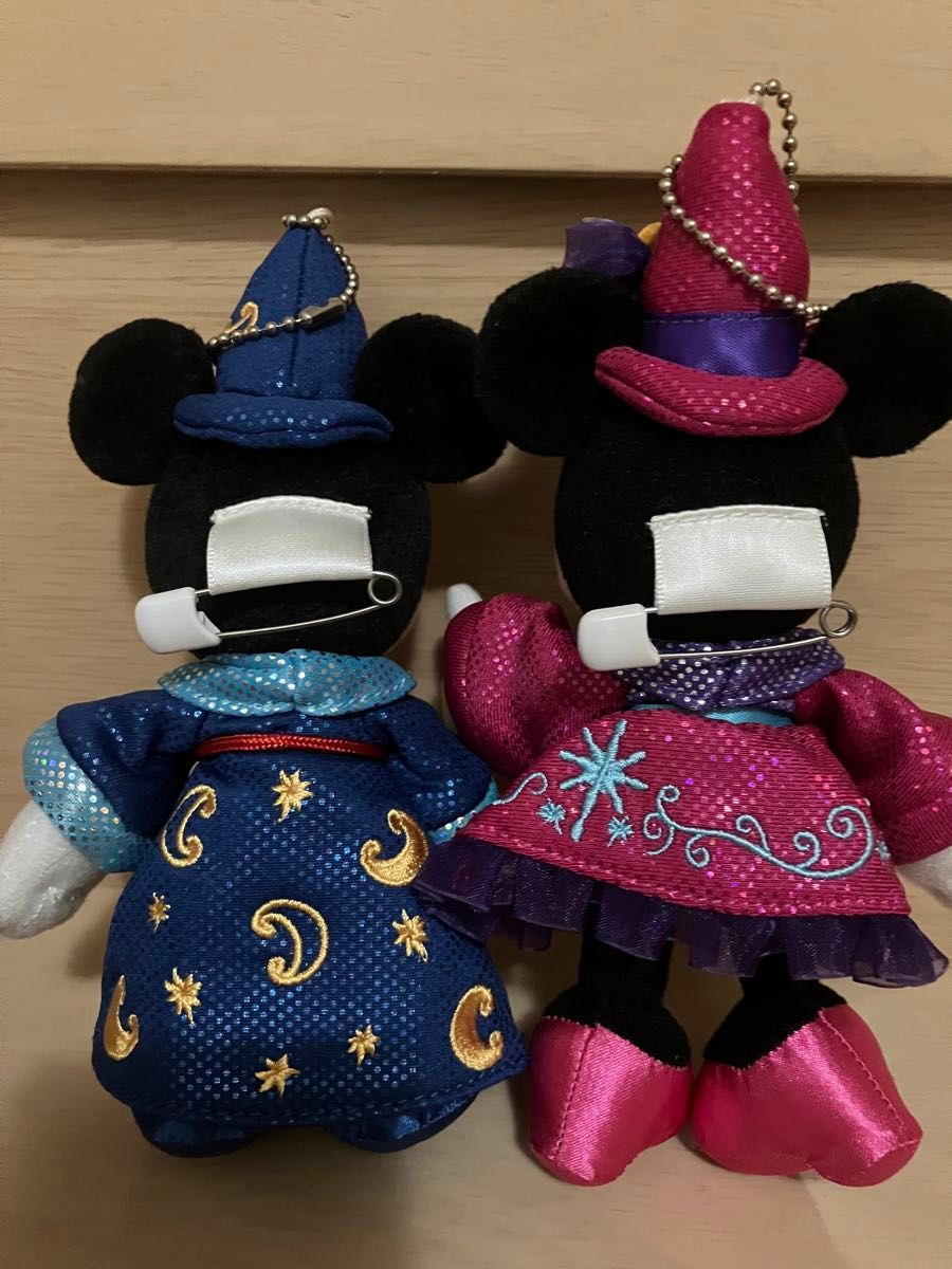 ディズニーシー10周年記念 ぬいぐるみバッジ ミッキー&ミニー ディズニーシー10周年記念 ぬいぐるみバッジ ミッキー&ミニー