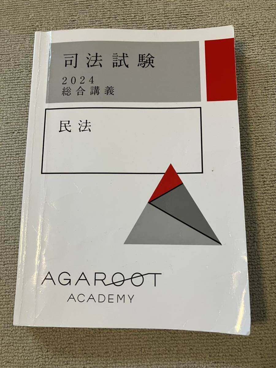 最新 アガルート 2024 総合講義300 民法 司法試験 予備試験 法科大学院 法学部 ロースクール 未裁断 agaroot academy _画像1