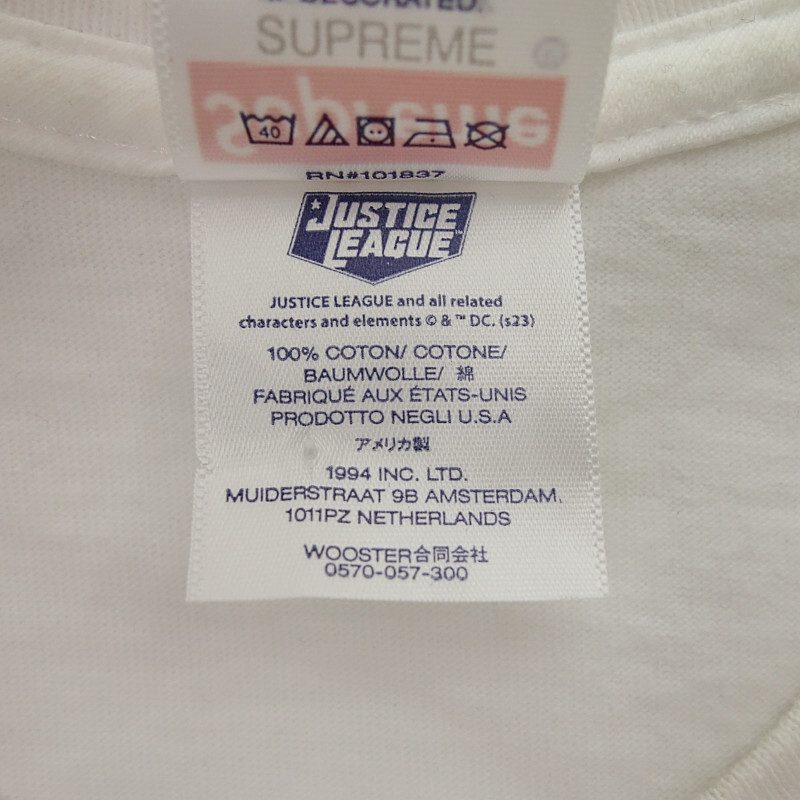 【PRICE DOWN】SUPREME 23SS Ronin Tee ローニン 半袖 カットソー Tシャツ ホワイト メンズLの画像4