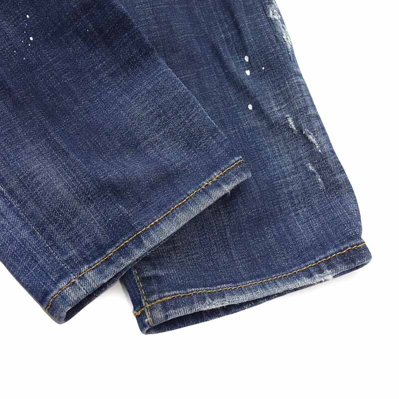 【PRICE DOWN】DSQUARED2 20SS SKATER JEAN スケーター デニム パンツ インディゴ メンズ50_画像8