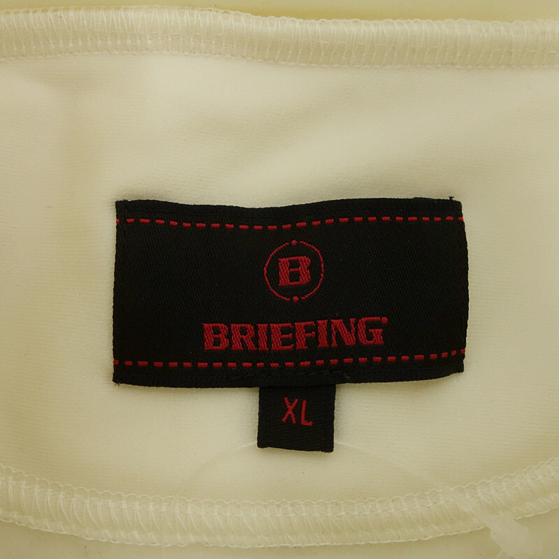 【PRICE DOWN】BRIEFING WARM LS HIGH NECK ゴルフ ハイネック トレーナー オフホワイト メンズXL_画像3