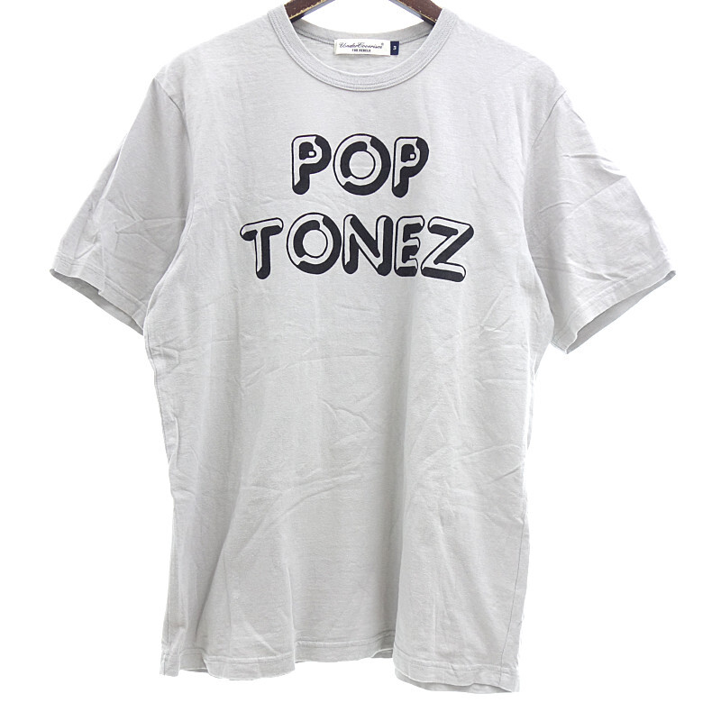 【PRICE DOWN】UNDER COVER 09SS POP TONEZ プリント 半袖 カットソー Tシャツ グレー メンズ3_画像1
