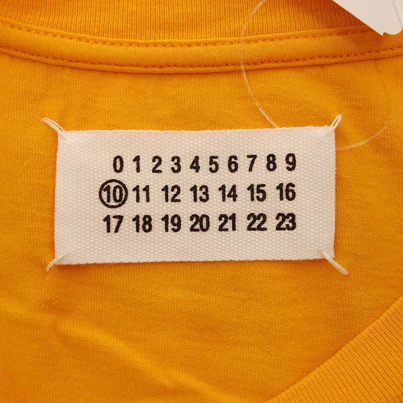 MAISON MARGIELA ここのえ プリント 半袖 Tシャツ オレンジ メンズ46の画像3