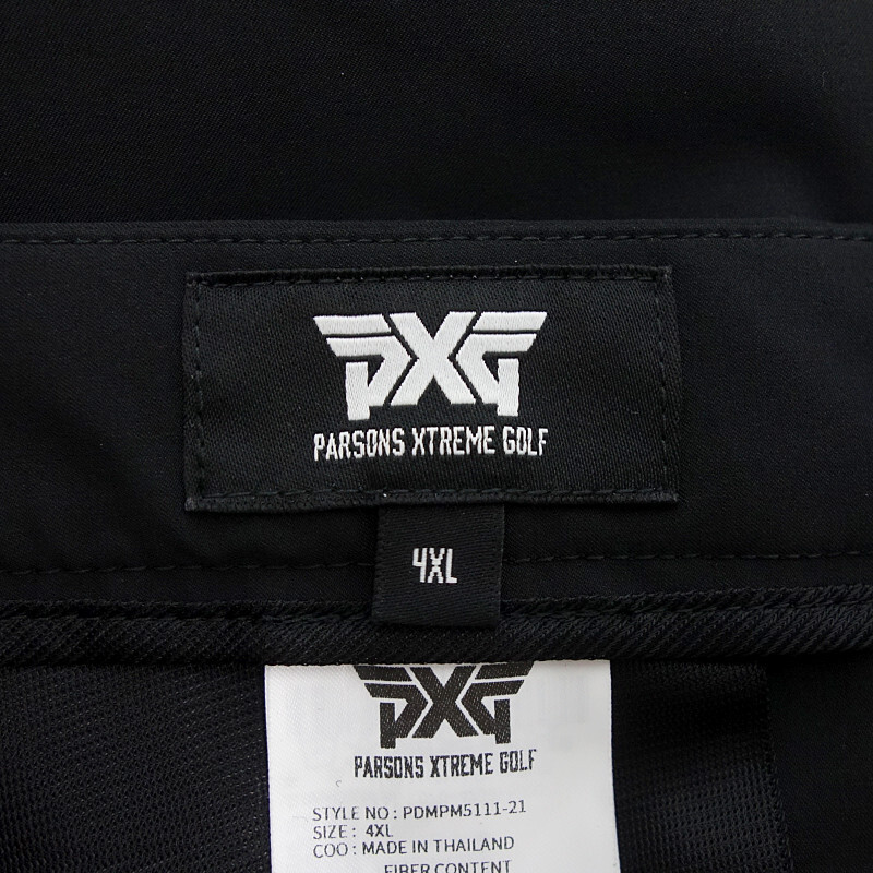 【特別価格】PXG ゴルフ ストレッチ スラックス パンツ ブラック メンズ4XLの画像3