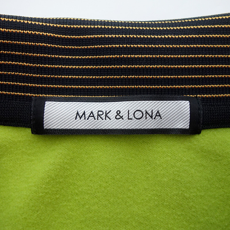 【特別価格】MARKLONA GOLF ゴルフ 2021 リボン付き ハーフジップ 長袖 カットソー マルチ レディース36の画像3