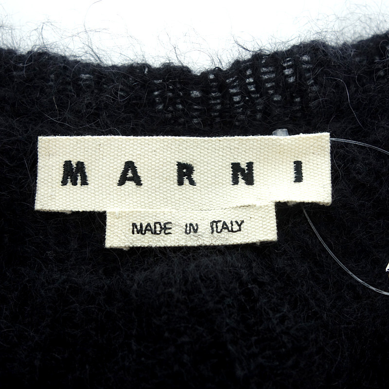 【特別価格】MARNI カラーブロック モヘア クルーネック セーター ニット マルチ メンズ44_画像3