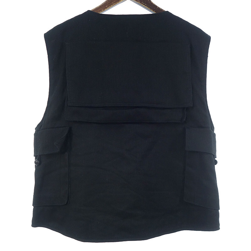 【特別価格】VARDE77 19SS REBELLION VEST レべリオン ベスト ブラック メンズF_画像2