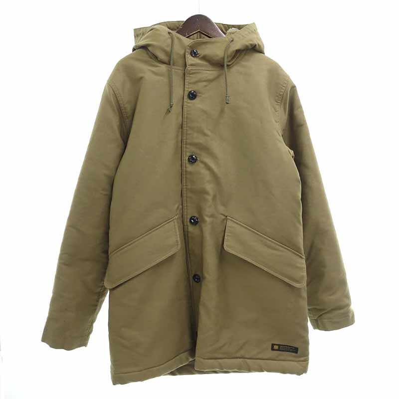 【特別価格】NEIGHBORHOOD 16AW MIL-DP ボア ミリタリー モッズ コート カーキ メンズLの画像1