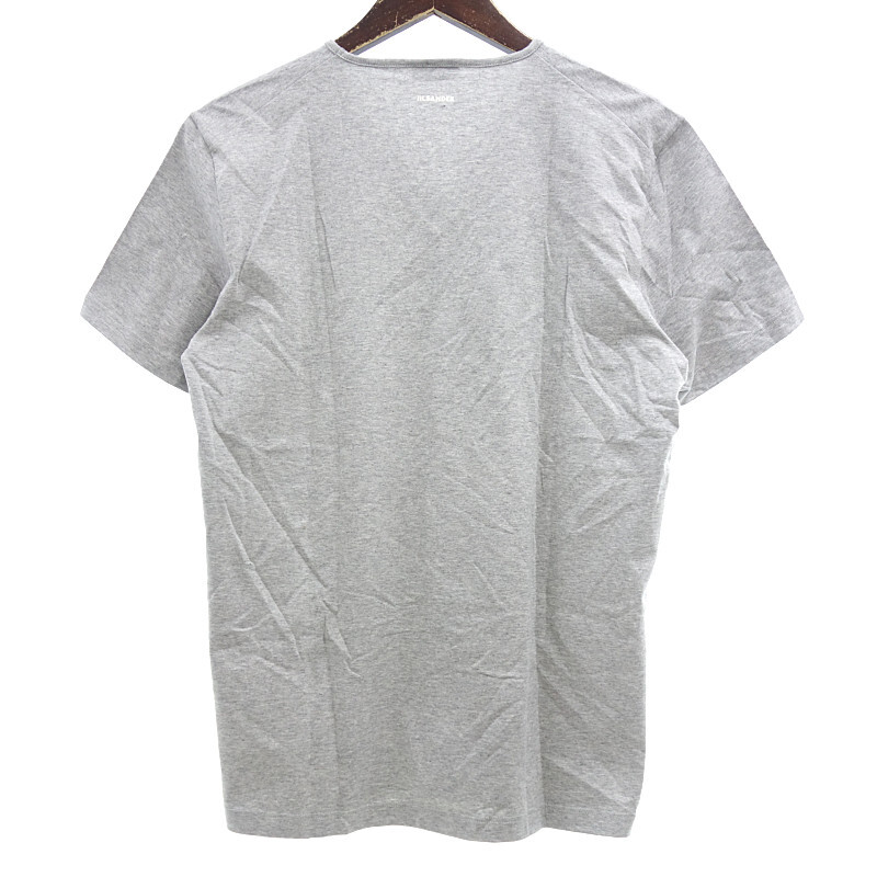 【特別価格】JIL SANDER Vネック 半袖 カットソー Tシャツ グレー メンズMの画像2