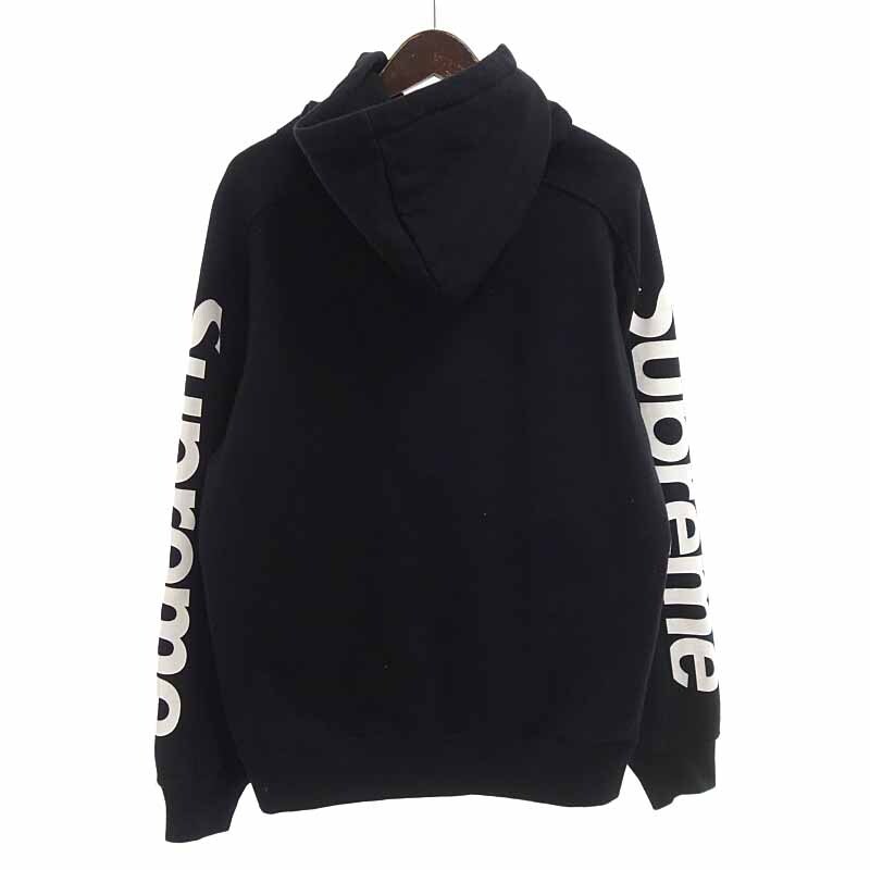 【PRICE DOWN】SUPREME 18SS Sideline Hooded Sweatshirt パーカー ブラック メンズMの画像2