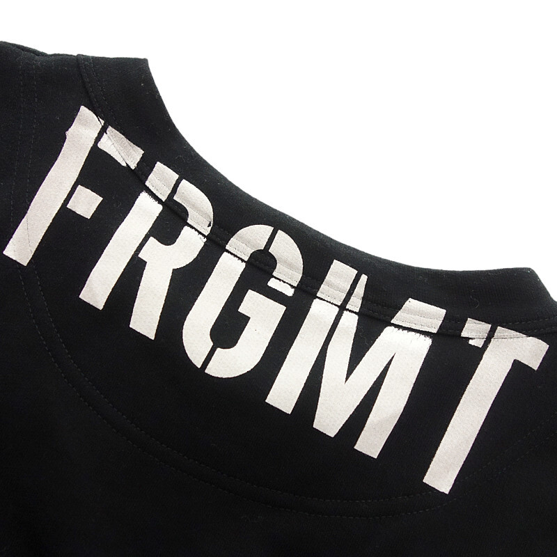 【特別価格】LOUIS VUITTON 17AW Fragment フラグメント 半袖 スウェット Tシャツ ブラック メンズM_画像6