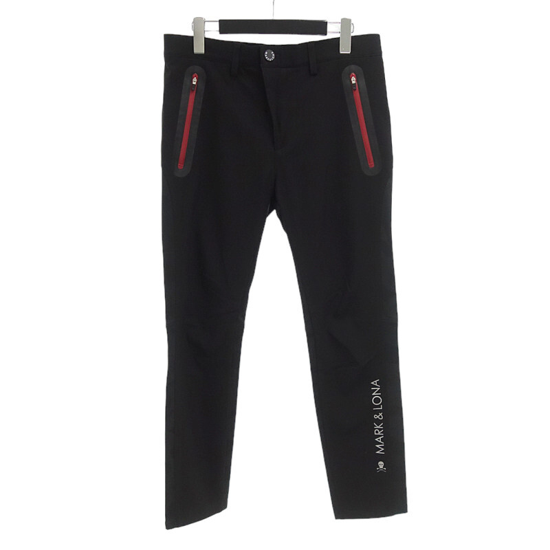 【特別価格】MARKLONA GOLF ゴルフ Fountain Pants トラウザーズ パンツ ブラック メンズ46_画像1