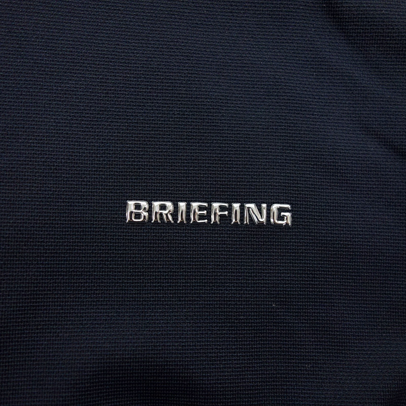 BRIEFING BBG231M04 MENS DRESS BD SHIRT ゴルフ ポロ シャツ ブラック メンズLの画像5