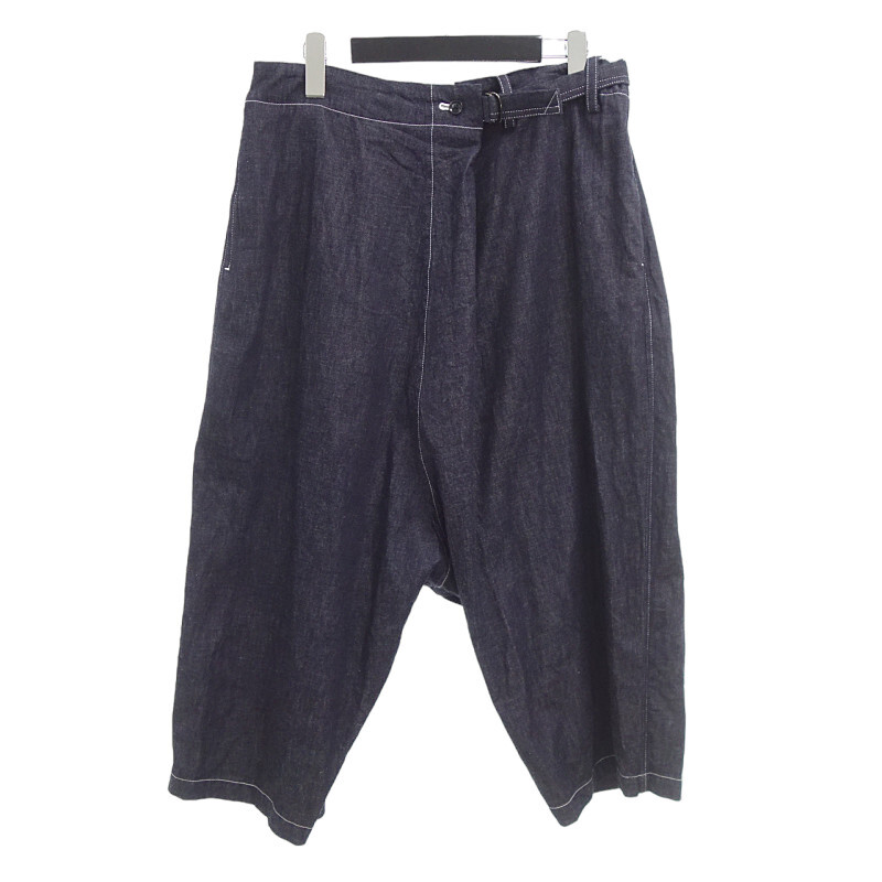 Ground Y 21SS GT-P10-009 Denim Wrap Short パンツ インディゴ メンズ3の画像1