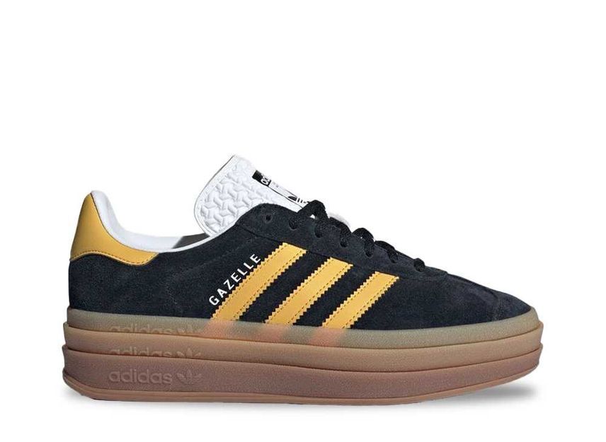 24.0cm adidas Originals WMNS Gazelle Bold "Core Black/Bold Gold/Footwear White" 24cm IE0422