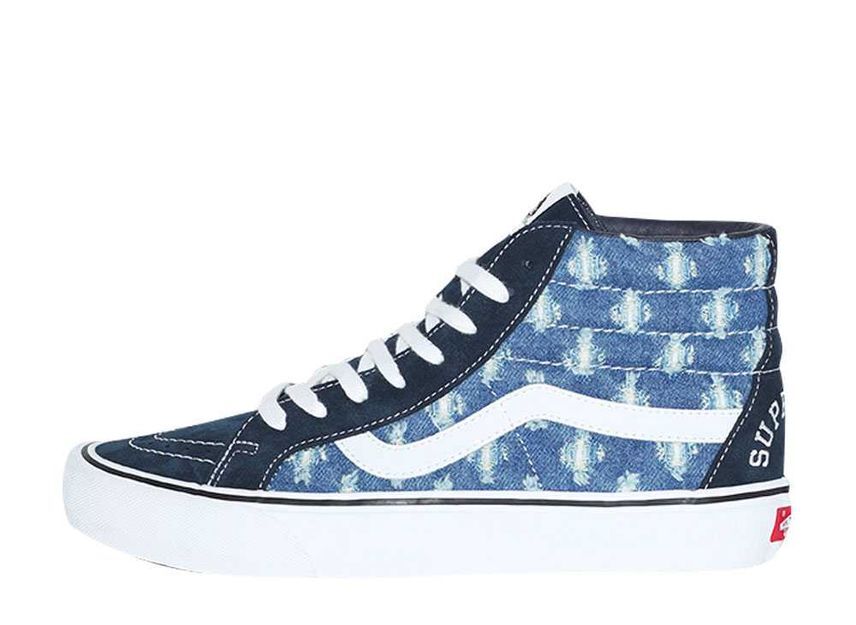 Supreme Vans Sk8-Hi Hole Punch Denim "Blue" 27.5cm VN0A38Z32DD_画像1