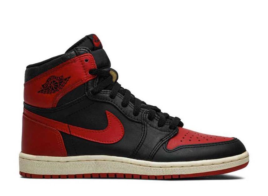 Nike Air Jordan 1 High OG "Bred" (1985) 25cm 4281_画像1