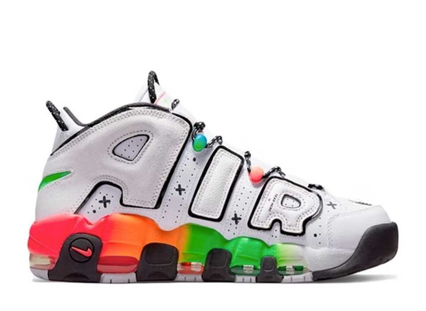 Nike Air More Uptempo 96 Ghost "White/Blue/Orange Green" 27cm DV1233-111_画像1