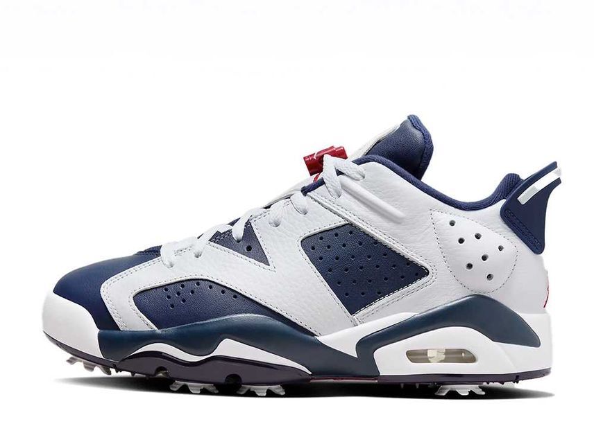 Nike Air Jordan 6 Retro Low Golf "White/Varsity Red/Midnight Navy" 29cm DV1376-101_画像1