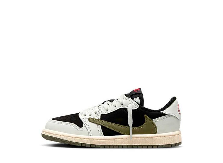 Travis Scott Nike PS Air Jordan 1 Low OG "Medium Olive" 17cm DZ5909-106_画像1