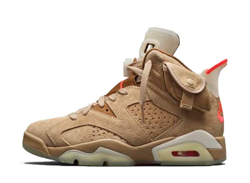 Travis Scott Nike Air Jordan 6 "British Khaki" 28cm DH0690-200_画像1