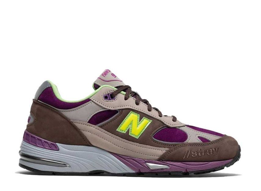 Stray Rats New Balance 991 Made In England "Purple" 26.5cm M991SRG_画像1