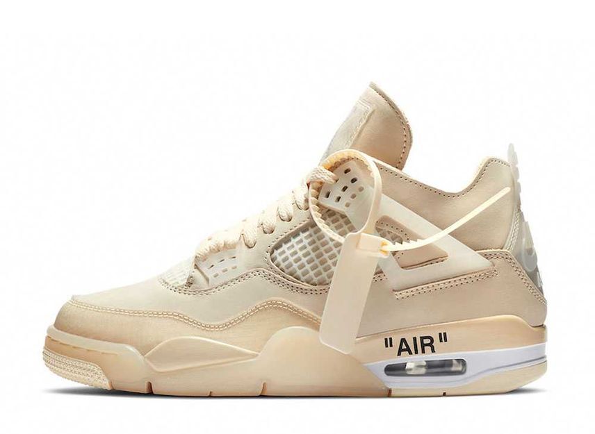 Off-White Nike WMNS Air Jordan 4 SP "Sail" 26cm CV9388-100_画像1