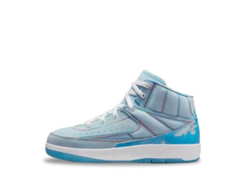 J Balvin Nike PS Air Jordan 2 Retro SP "Celestine Blue/White/Multi Color" 18cm DQ7693-419_画像1