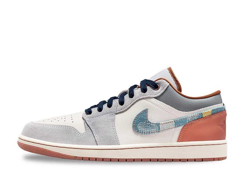 Nike Air Jordan 1 Low SE "Phantom/Coconut Milk/Amber Brown/Star Blue" 27cm FZ5042-041の画像1