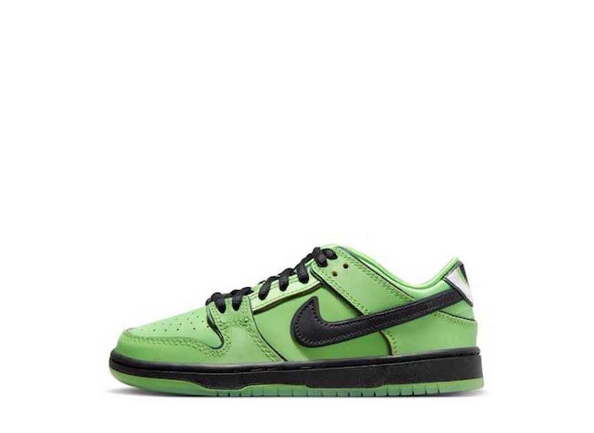 The Powerpuff Girls Nike SB PS Dunk Low Pro QS "Buttercup" 22cm FZ8832-300_画像1