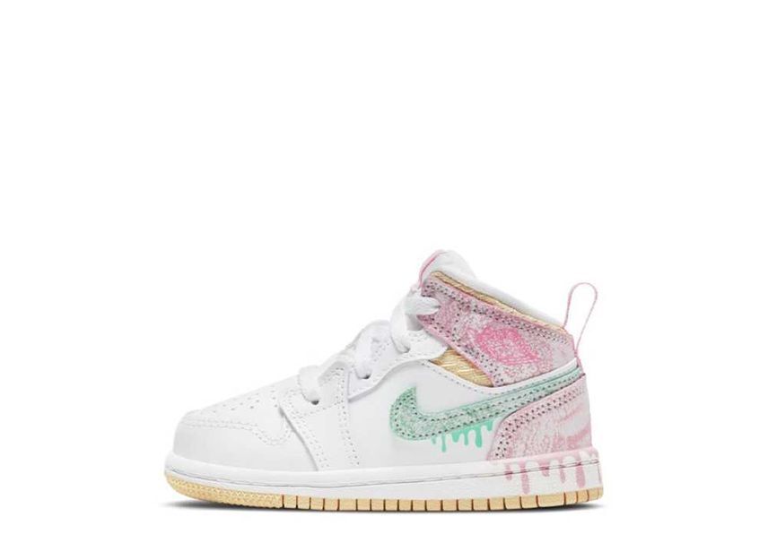 Nike TD Air Jordan 1 Mid SE "Ice Cream" 16cm DD1668-100_画像1