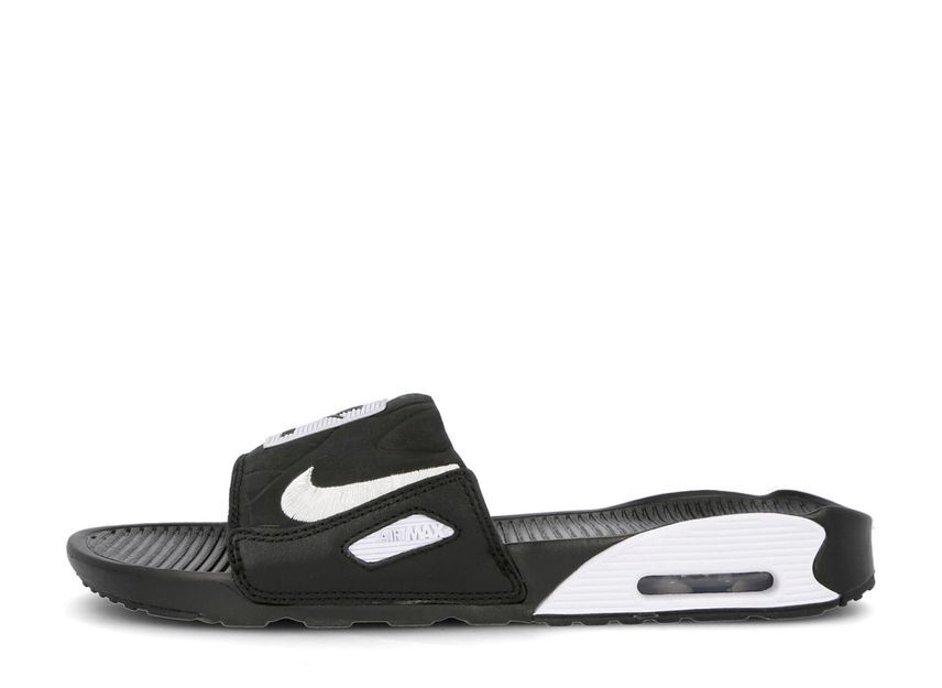 NIKE AIR MAX 90 SLIDE BLACK WHITE 26cm BQ4635-002_画像1