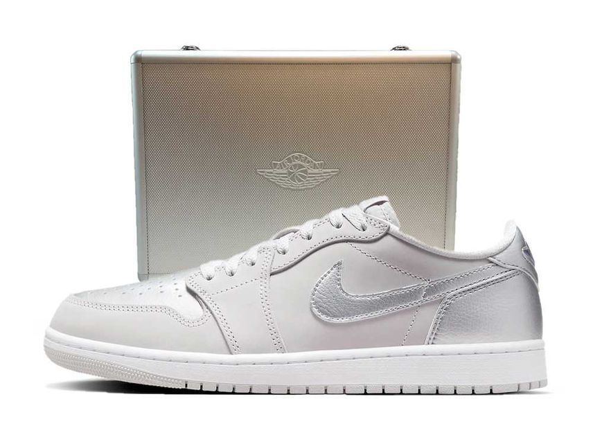 Nike Air Jordan 1 Retro Low OG "Silver" (with Briefcase) (HM0365-002) 26.5cm CZ0790-002-SP-BOX_画像1